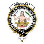 Urquhart Clan Crest Vinyl Sticker