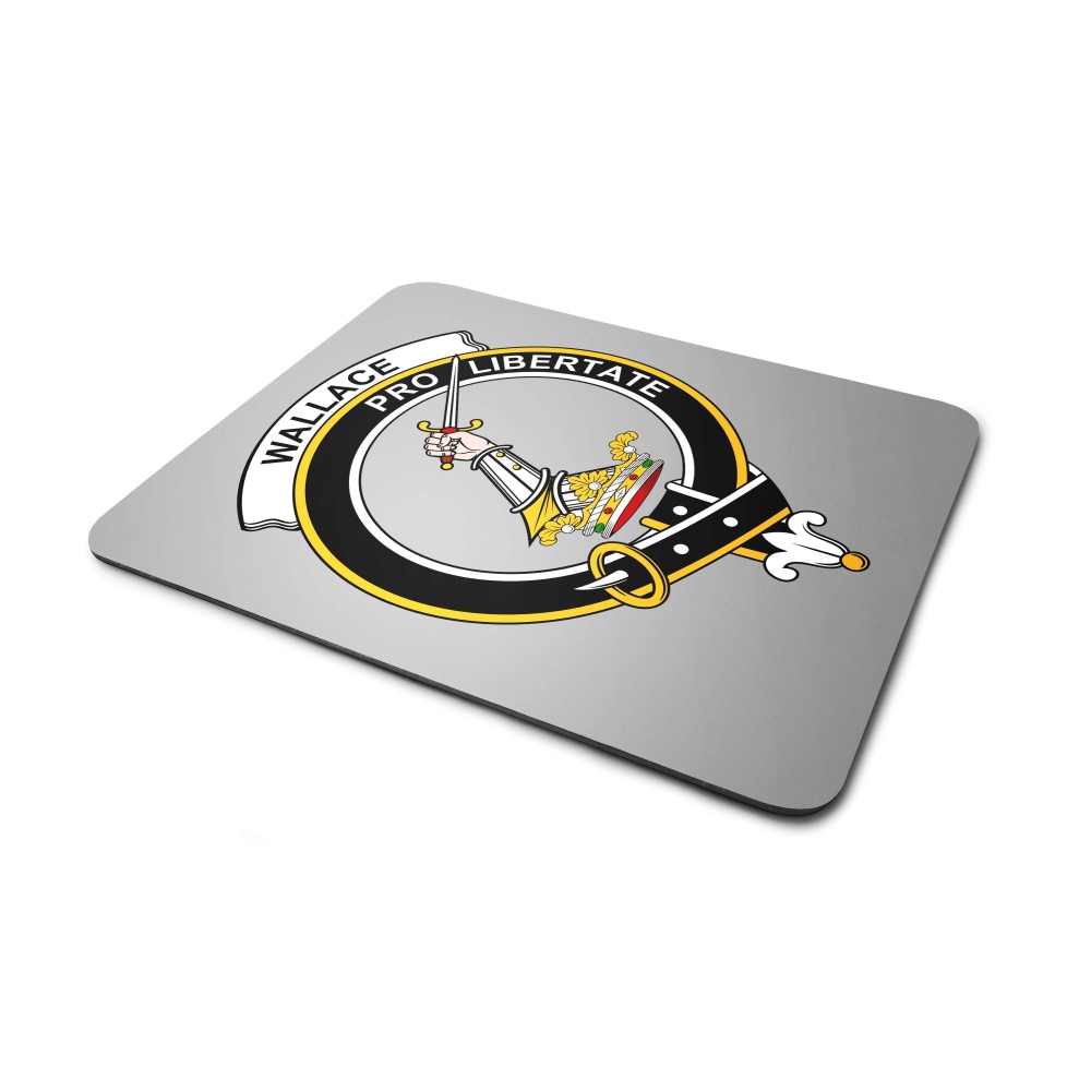 Wallace Clan Crest Mousepad