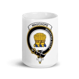 Wauchope (or Waugh) Clan Crest Ceramic Mug