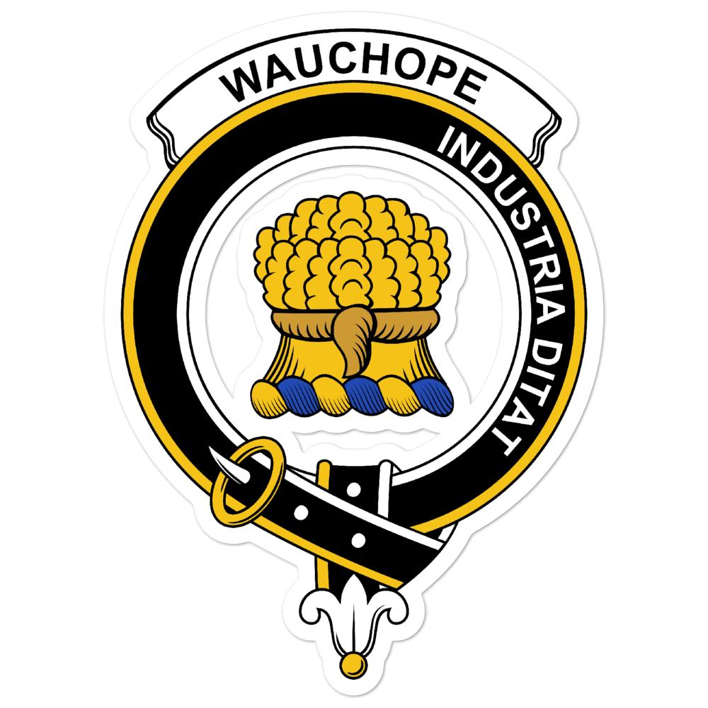 Wauchope (or Waugh) Clan Crest Vinyl Sticker