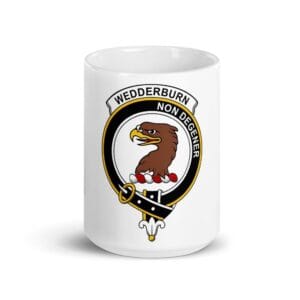 Wedderburn Clan Crest Ceramic Mug