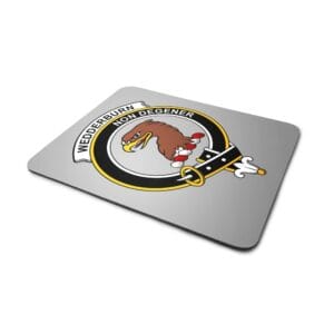 Wedderburn Clan Crest Mousepad