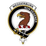 Wedderburn Clan Crest Vinyl Sticker