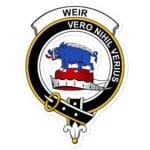 Weir Clan Crest Vinyl Sticker