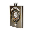 Wemyss Clan Crest Flask.