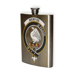 Wemyss Clan Crest Flask.