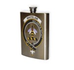 Whitelaw Clan Crest Flask.
