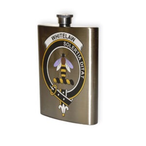 Whitelaw Clan Crest Flask.