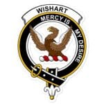 Wishart Clan Crest Vinyl Sticker