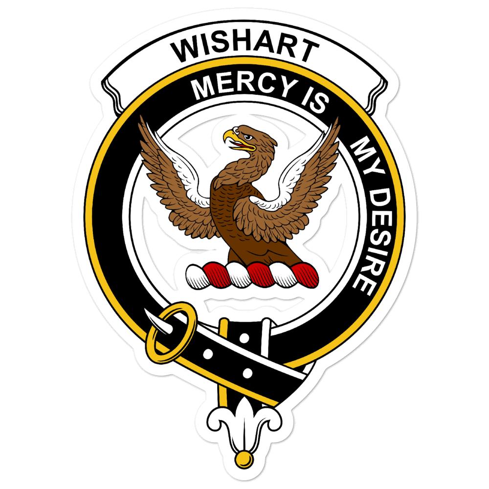 Wishart Clan Crest Vinyl Sticker