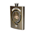 Wood Clan Crest Flask.